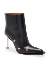 Off-White Nail Pointed Toe Bootie in Black at Nordstrom