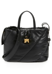 Off-White Nailed Quilted Leather Tote in Black at Nordstrom