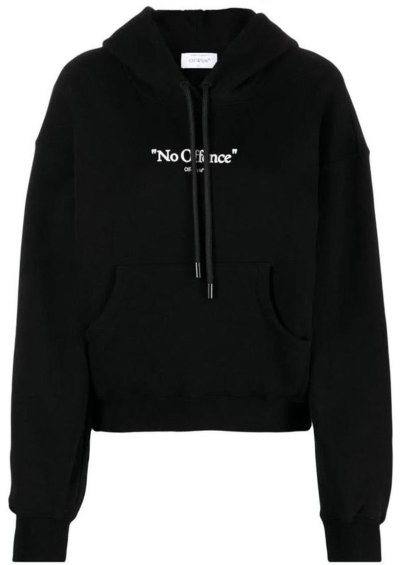 OFF-WHITE No Offence cotton hoodie