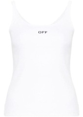 OFF-WHITE Off Stamp stretch-cotton tank top