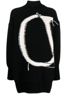 OFF-WHITE OFF WHITE Ow high-neck wool jumper