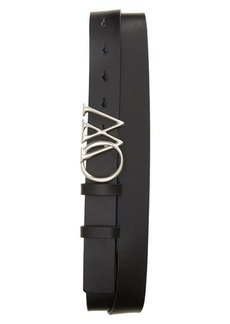 Off-White OW Initials Buckle Leather Belt