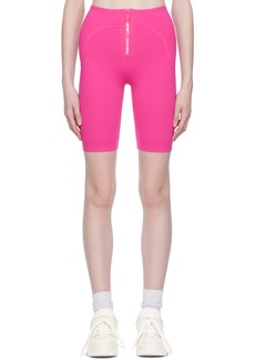 Off-White Pink Zip Shorts