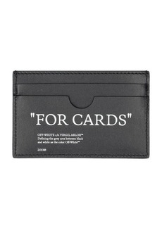 OFF-WHITE Quote bookish cardholder