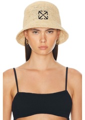 OFF-WHITE Raffia Bucket Hat