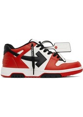 Off-White Red & Black Out Of Office Sneakers