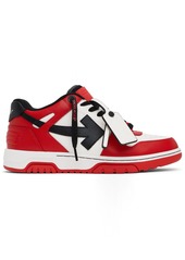 Off-White Red & Black Out Of Office Sneakers