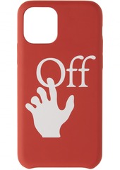 Off-White Red Hands Off iPhone 11 Pro Case