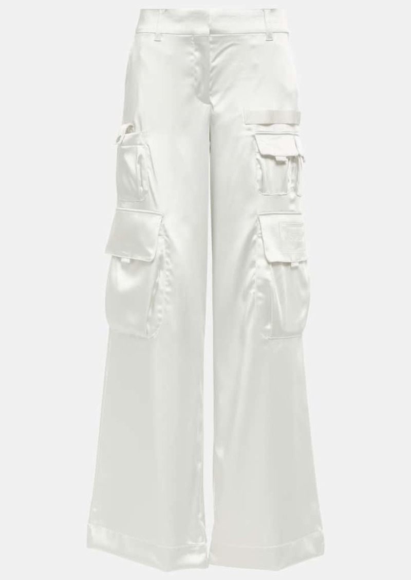 Off-White Satin cargo pants