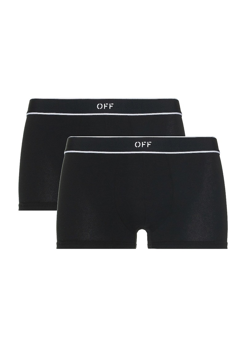 OFF-WHITE Stamp Low Rise Boxer