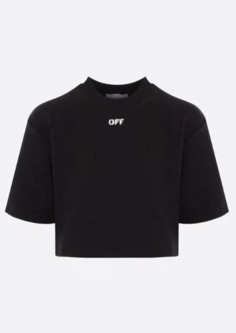 Off-White Off White T-shirts and Polos Black