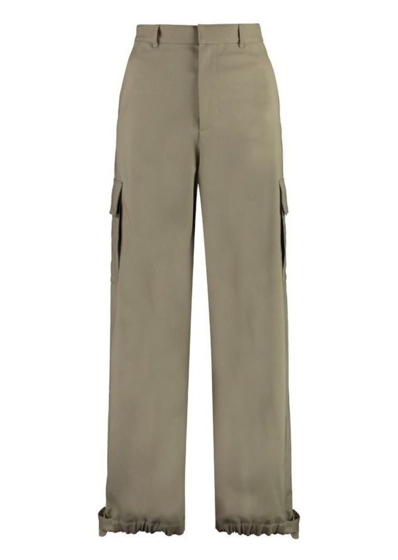 OFF-WHITE TECHNICAL FABRIC CARGO PANTS