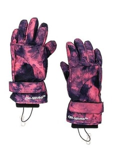 OFF-WHITE Tie Dye Ski Gloves