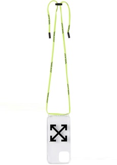 Off-White Transparent 'Shoelace' iPhone 12 Pro Max Case