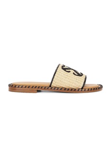 OFF-WHITE Twist Raffia Arrow Slide