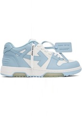 Off-White White & Blue Out Of Office Sneakers