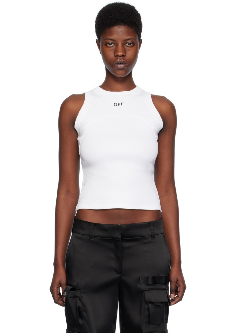 Off-White White 'Off' Stamp Tank Top