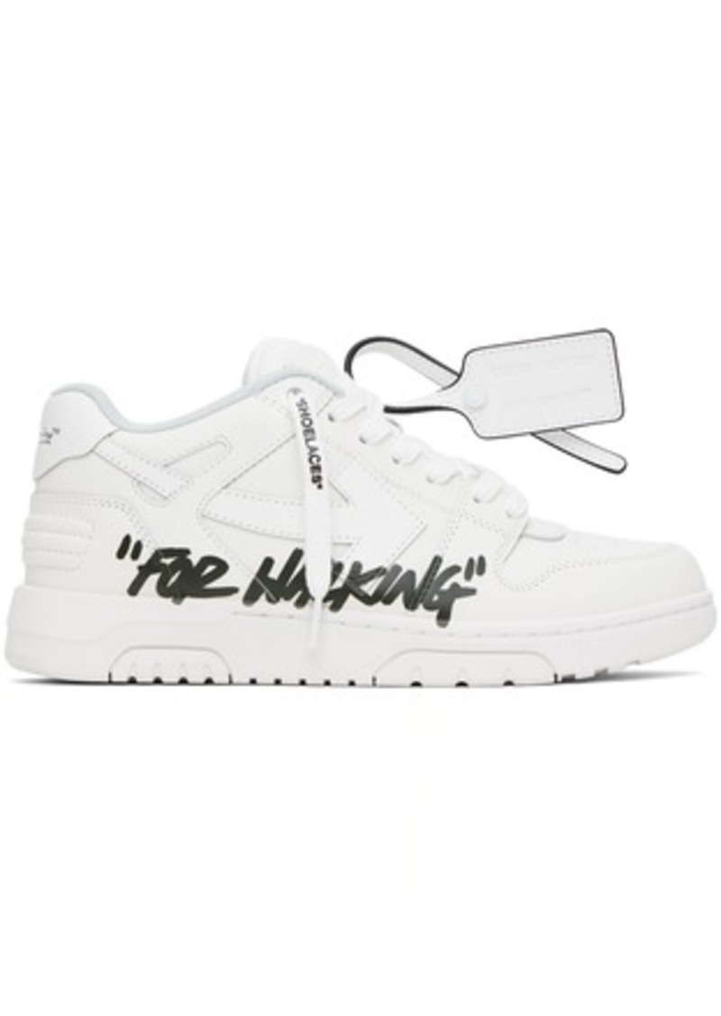 Off-White White Out Of Office 'For Walking' Sneakers