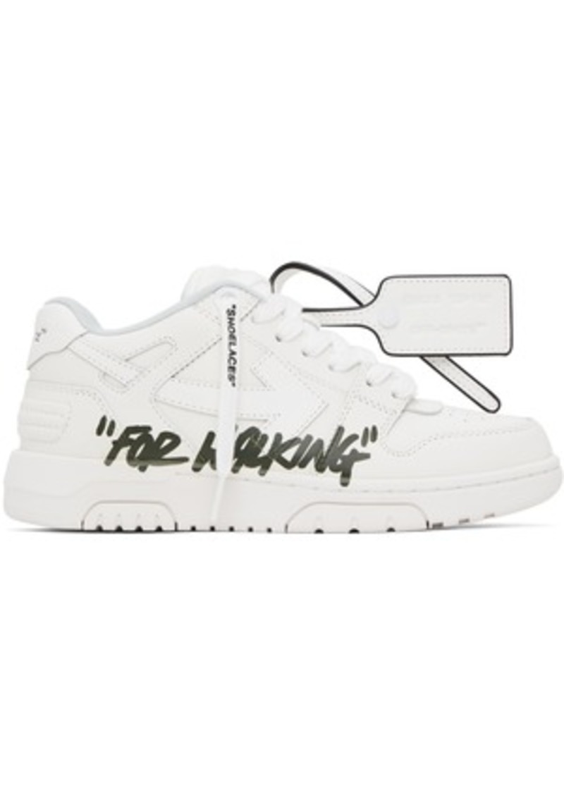 Off-White White Out Of Office 'For Walking' Sneakers