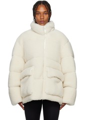 Off-White White Teddy Down Jacket