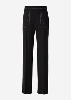 OFF-WHITE WIDE TAILORED TROUSERS