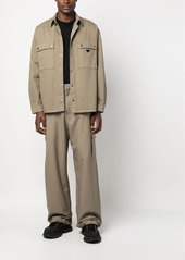 Off-White Ow Emb Drill wide-leg cargo trousers