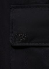 Off-White Ow Embroidery Nylon Cargo Pants