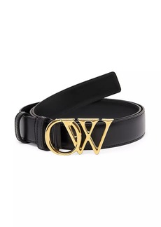 Off-White OW Initials Leather Belt