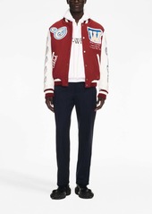 Off-White Lea appliqué varsity jacket