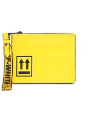 Off-White Patent Leather Pouch
