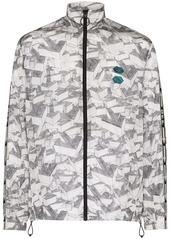 Off-White patterned zipped track jacket