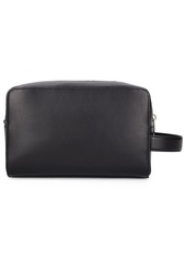 Off-White Quote Bookish Leather Toiletry Bag