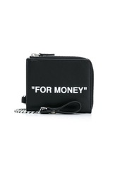 Off-White quote card holder