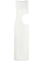 Off-White Open-Circle ribbed-knit dress