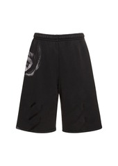 Off-White S. Matthew Over Cotton Sweat Shorts