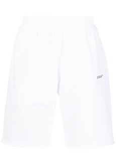 Off-White Scribble Diag print track shorts