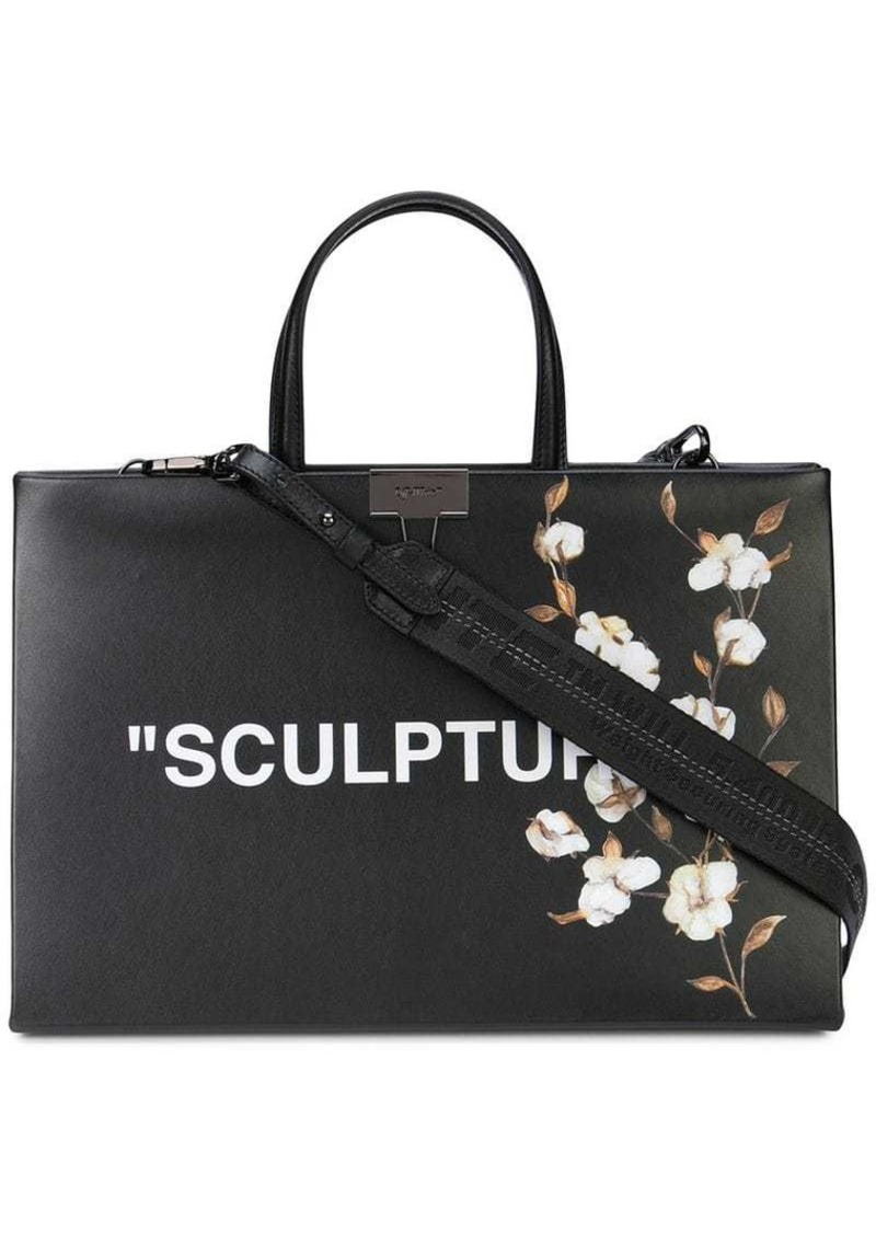 off white sculpture bag