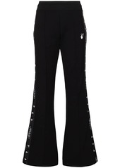 Off-White logo-print performance trousers