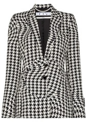 Off-White houndstooth single-breasted blazer