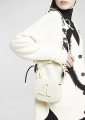 Off-White Skeleton Binder Leather Crossbody Bag