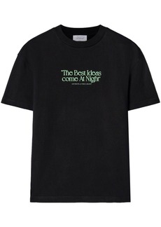 Off-White slogan-print short-sleeve T-shirt