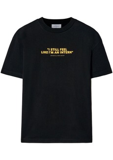 Off-White slogan-print short-sleeve T-shirt