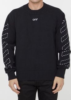 Off-White Stitch Arrow Diags sweater