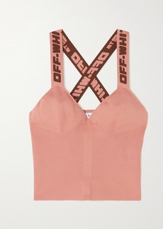 Off-White Stretch-jersey Tank Top