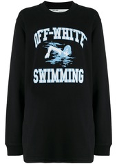 Off-White swimming print sweatshirt