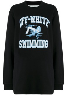 Off-White swimming print sweatshirt