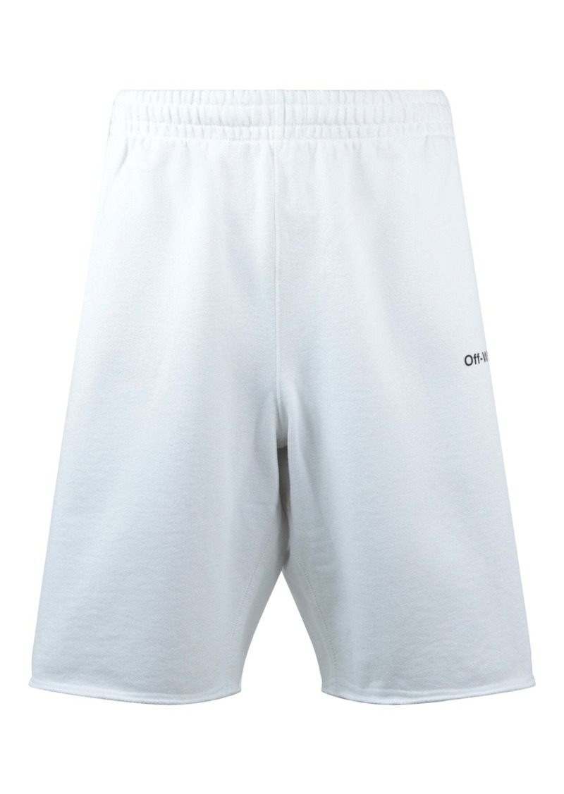 Off-White Terry Knit Graphic Shorts