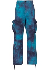 Off-White tie-dyed cargo trousers