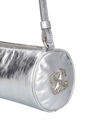 Off-White Torpedo Metallic Leather Phone Bag