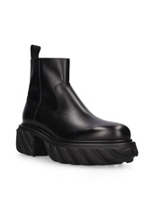 Off-White Tractor Motor Leather Ankle Boots